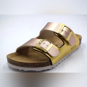 NEW 122 MIRAF WOMEN SANDALS SUMMER SANDALS ROSE GOLD